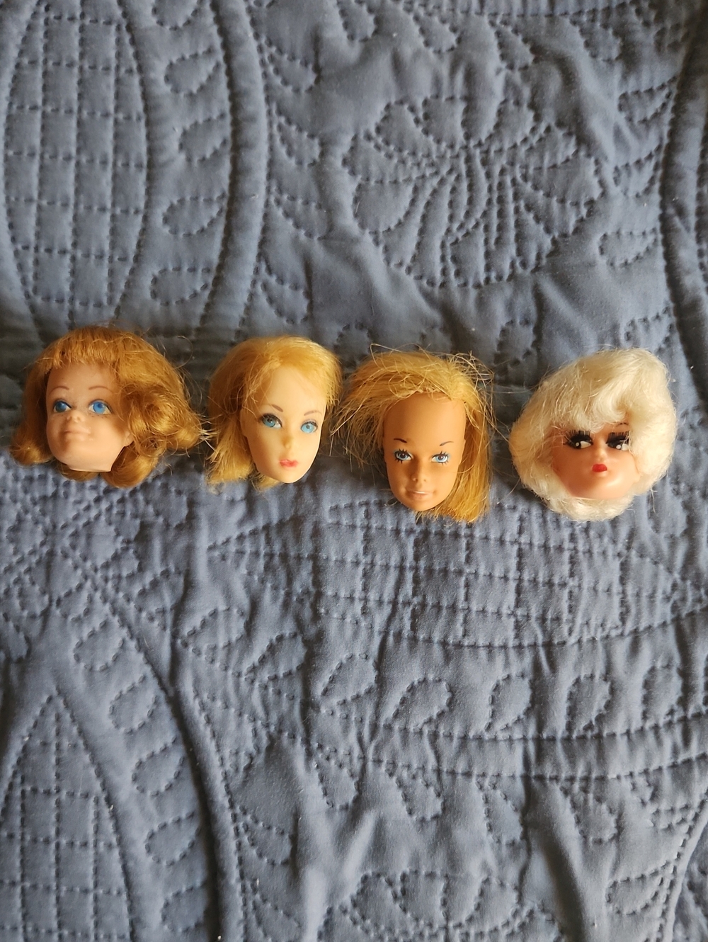 Lot Of 4 Vintage 60s And 70s Barbie Heads